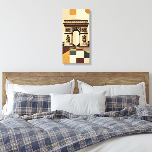 Arc de Triomf Canvas Afdruk (Insitu (Slaapkamer))