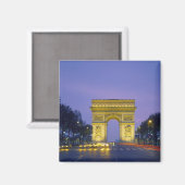 Arc de Triomf, Parijs, Frankrijk, Magneet (Voorkant / Achterkant)