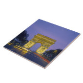 Arc de Triomf, Parijs, Frankrijk, Tegeltje (Zijkant)
