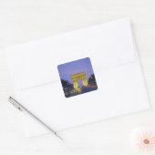 Arc de Triomf, Parijs, Frankrijk, Vierkante Sticker (Envelop)