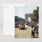 Arc De Triomphe 2 Briefkaart (Voorkant / Achterkant)