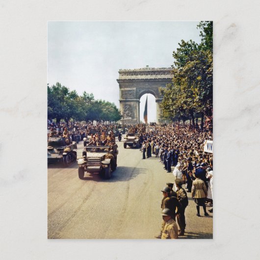 Arc De Triomphe 2 Briefkaart (Voorkant)
