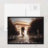 Arc de triomphe 2 briefkaart (Voorkant / Achterkant)