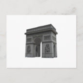Arc de Triomphe: 3D-model: Briefkaart (Voorkant)