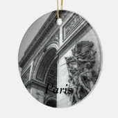 Arc de Triomphe b/w Keramisch Ornament (Links)