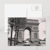 Arc de Triomphe Briefkaart (Voorkant / Achterkant)