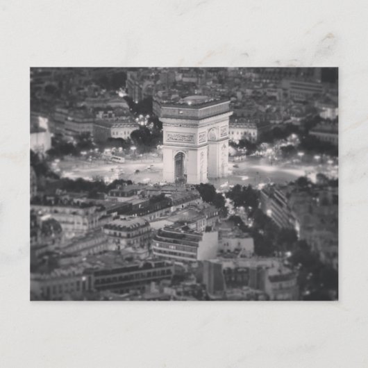 Arc de Triomphe Briefkaart (Voorkant)