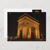 Arc de Triomphe Briefkaart (Voorkant / Achterkant)