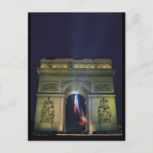 Arc de Triomphe Briefkaart (Voorkant)