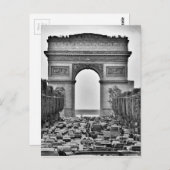 Arc de Triomphe Briefkaart (Voorkant / Achterkant)