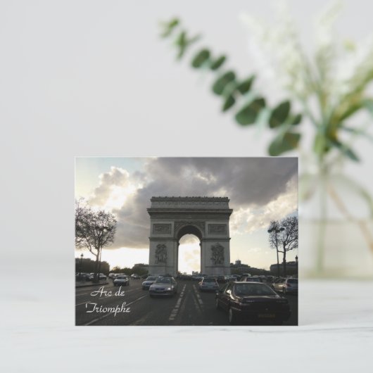Arc de Triomphe Briefkaart (Staand voorkant)