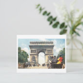  Arc de Triomphe Briefkaart (Staand voorkant)