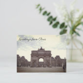 Arc de Triomphe Briefkaart (Staand voorkant)