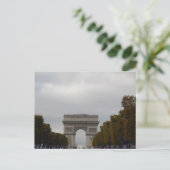 Arc de Triomphe Champs Elysee Parijs Frankrijk Briefkaart (Staand voorkant)