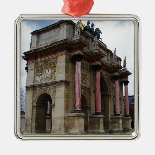 Arc de Triomphe de Carrousel. Metalen Ornament (Voorkant)