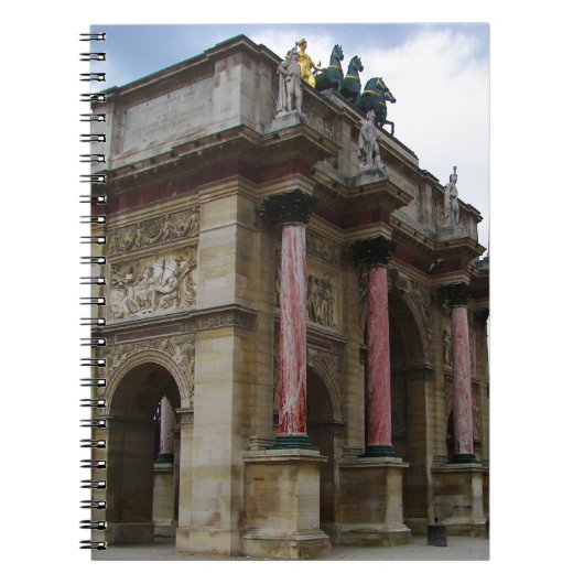 Arc de Triomphe de Carrousel. Notitieboek (Voorkant)