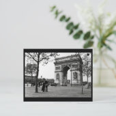 Arc de Triomphe de l'Étoile, Parijs, Frankrijk Briefkaart (Staand voorkant)
