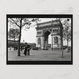 Arc de Triomphe de l'Étoile, Parijs, Frankrijk Briefkaart