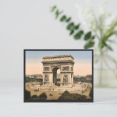 Arc de Triomphe, de l'Etoile, Parijs, klassen in F Briefkaart (Staand voorkant)