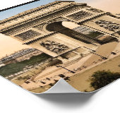 Arc de Triomphe, de l'Etoile, Parijs, klassen in F Poster (Hoek)