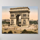 Arc de Triomphe, de l'Etoile, Parijs, klassen in F Poster (Voorkant)