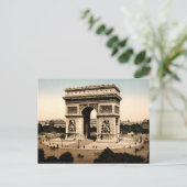 Arc de Triomphe de l'Étoile Paris Frankrijk Briefkaart (Staand voorkant)