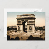 Arc de Triomphe de l'Étoile Paris Frankrijk Briefkaart (Voorkant / Achterkant)