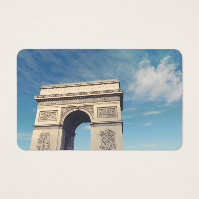 Arc de Triomphe de l'Étoile Visitekaartje (Voorkant)