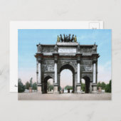 Arc de Triomphe du Carrousel Briefkaart (Voorkant / Achterkant)