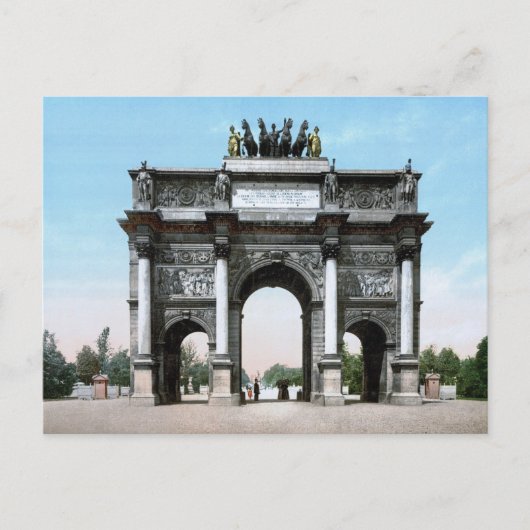 Arc de Triomphe du Carrousel Briefkaart (Voorkant)