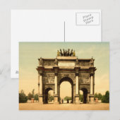 Arc de Triomphe du Carrousel Paris Frankrijk Briefkaart (Voorkant / Achterkant)