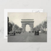  Arc de Triomphe Frankrijk Briefkaart (Voorkant / Achterkant)