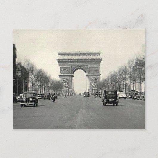  Arc de Triomphe Frankrijk Briefkaart (Voorkant)