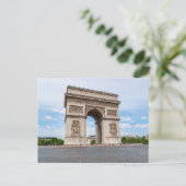 Arc de Triomphe in Parijs, Frankrijk Briefkaart (Staand voorkant)