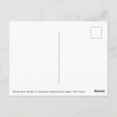 Arc de Triomphe in Parijs, Frankrijk Briefkaart (Achterkant)