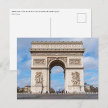 Arc de Triomphe in Parijs, Frankrijk