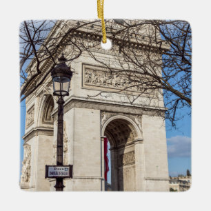 Arc de Triomphe in Parijs, Frankrijk Keramisch Ornament