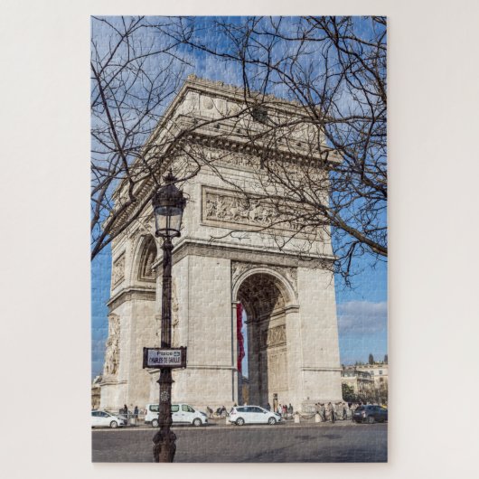 Arc de Triomphe in Parijs, Frankrijk Legpuzzel (Verticaal)