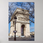 Arc de Triomphe in Parijs, Frankrijk Poster (Voorkant)