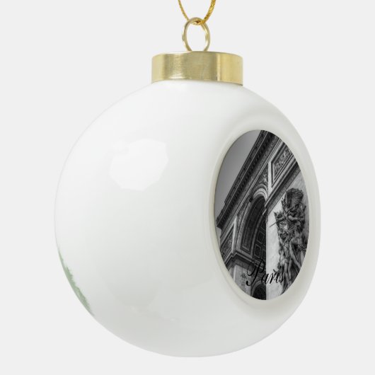 Arc de Triomphe Keramische Bal Ornament (Links)