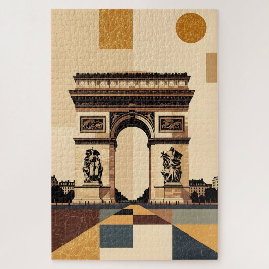 Arc De Triomphe Legpuzzel (Verticaal)