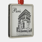 Arc de Triomphe Metalen Ornament (Rechts)