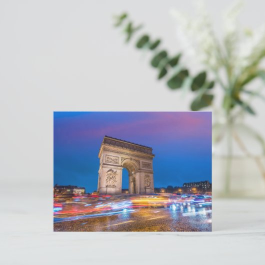 Arc de Triomphe | Nationaal monument | Parijs Fran Briefkaart (Staand voorkant)