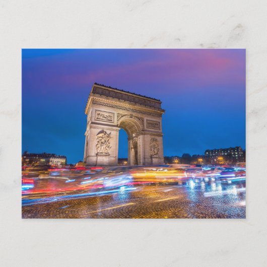 Arc de Triomphe | Nationaal monument | Parijs Fran Briefkaart (Voorkant)