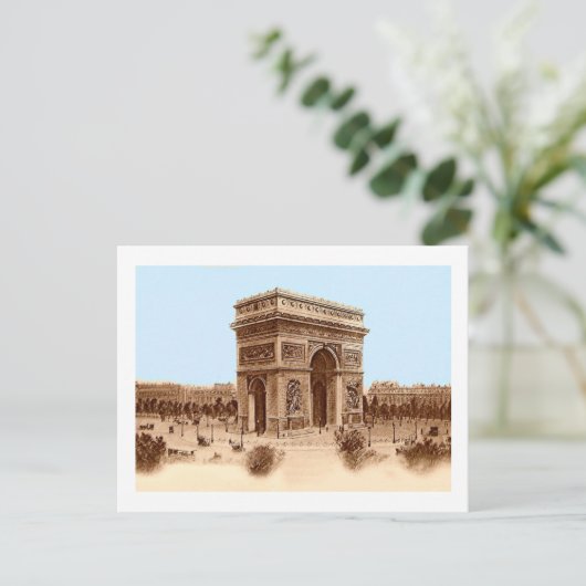 Arc de Triomphe Notecards Briefkaart (Staand voorkant)