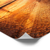 Arc de Triomphe onder regenboog Poster (Hoek)