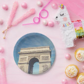 Arc de triomphe papieren bordje (Feest)