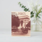 Arc De Triomphe, Parijs, 1903 Briefkaart (Staand voorkant)