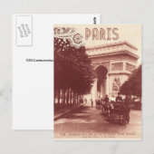 Arc De Triomphe, Parijs, 1903 Briefkaart (Voorkant / Achterkant)