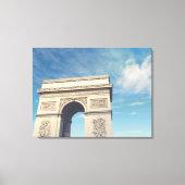 Arc de Triomphe Parijs Canvas Afdruk (Voorkant)